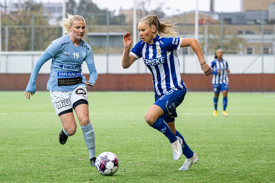 Vikens Wilma Johannesson och IFK Göteborgs Leia Molund