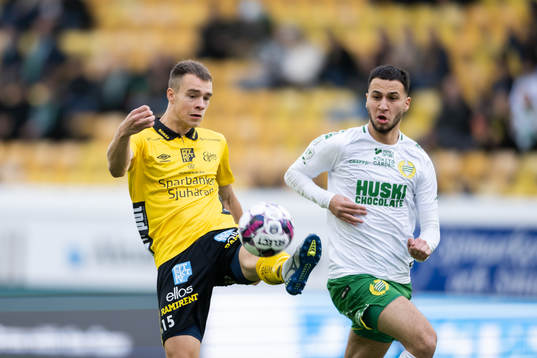Elfsborgs Leo Väisänen och Hammarbys Abdelrahman Saidi