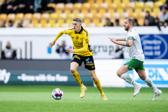 Elfsborgs Alexander Bernhardsson och Hammarbys Darijan