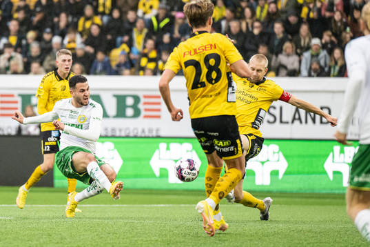 Hammarbys Abdelrahman Saidi och Elfsborgs Johan Larsson