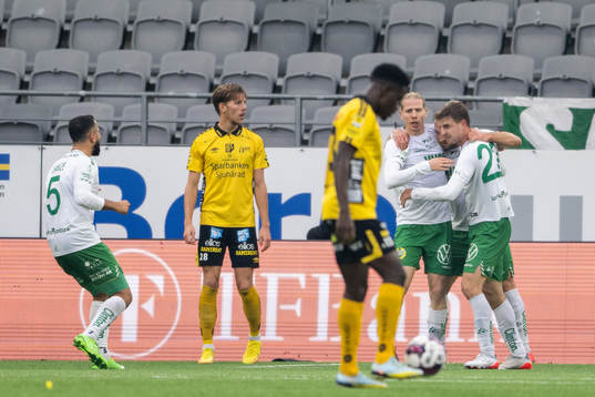 Hammarbys Joel Nilsson jublar