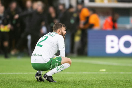 Hammarbys Simon Sandberg deppar