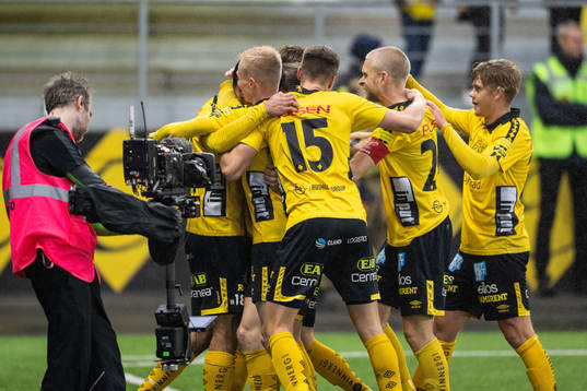 Elfsborgs spelare jublar
