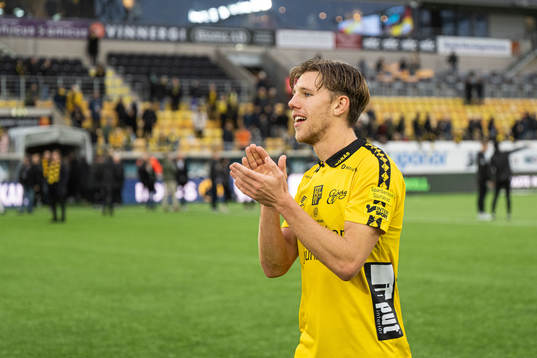Elfsborgs Noah Söderberg jublar