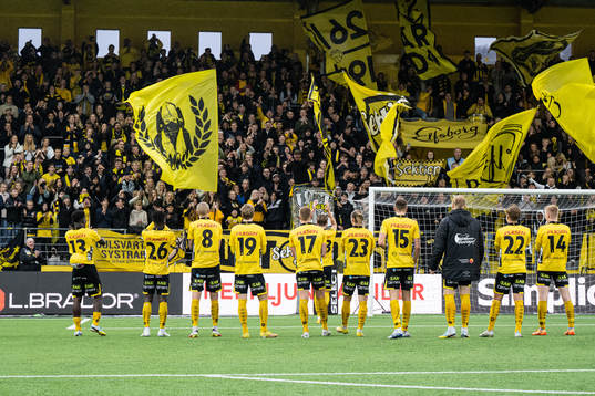 Elfsborgs spelare jublar