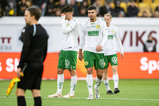 Hammarbys spelare deppar