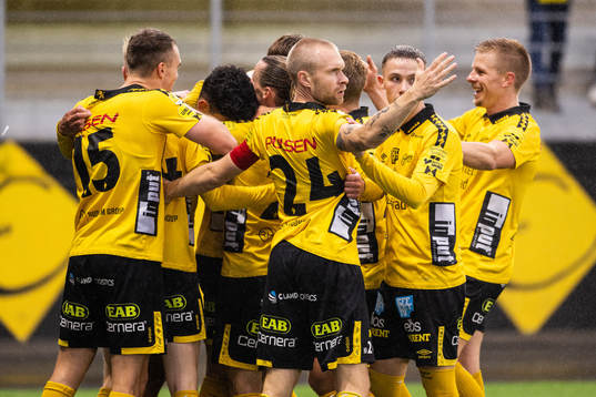 Elfsborgs spelare jublar