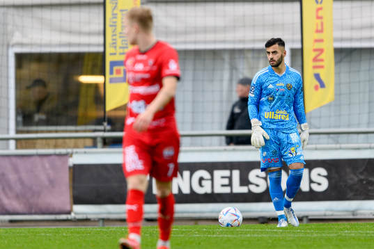 Falkenbergs målvakt Nadeem Omar