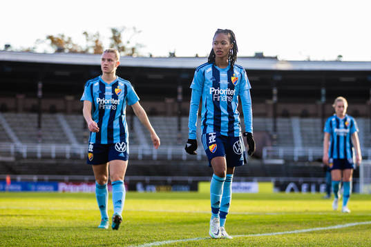 Djurgårdens Linda Maserame Motlhalo deppar