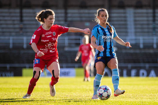 Örebros Elisabeth Pechersky och Djurgårdens Tilde Lindwall