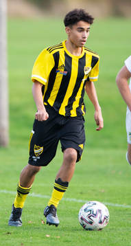IFK Hässleholms Zeidan Sala i juniormatchen, kval, U19,