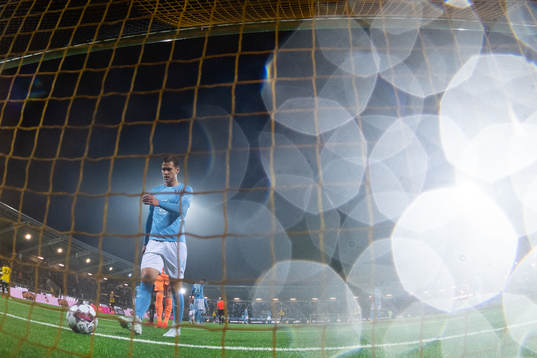 Malmö FFs Felix Beijmo deppar