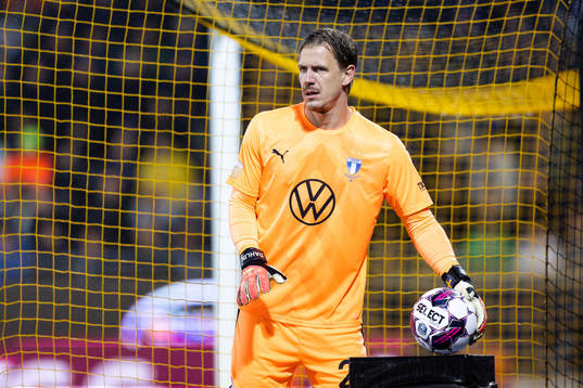 Malmö FFs målvakt Johan Dahlin