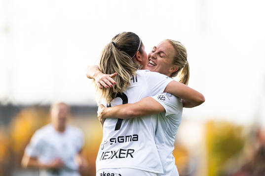 FC Rosengårds Mimmi Larsson jublar