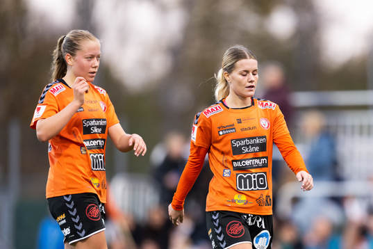 Kristianstads Tilda Persson och Amanda Jacobsen Andradottir