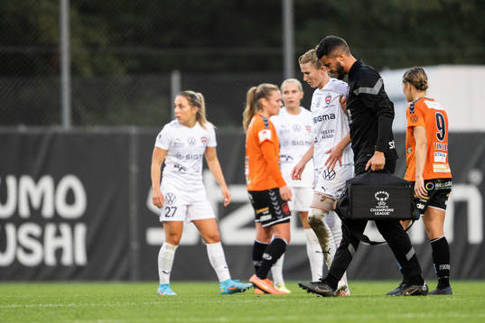FC Rosengårds Emma Berglund med skada