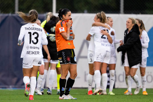 Kristianstads Evelyne Viens deppar