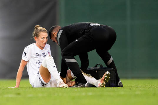 FC Rosengårds Emma Berglund med skada