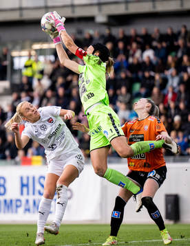 FC Rosengårds Mimmi Larsson oroar mot Kristianstads
