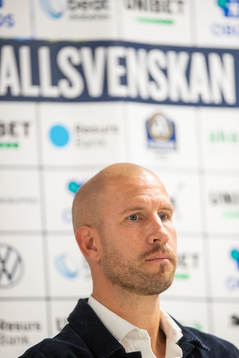 Helsingborgs tränare Mattias Lindström