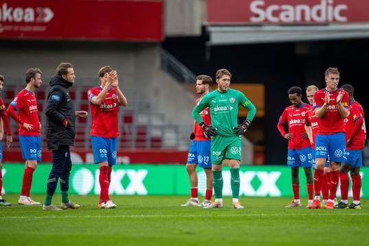 Helsingborgs spelare deppar