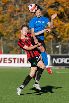 Brommapojkarna Axel Lif Modenius och Halmstads Hjalmar