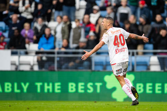 under fotbollsmatchen i Allsvenskan mellan Helsingborg och