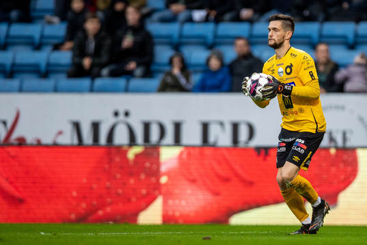 Degerfors målvakt Jeffrey Gal