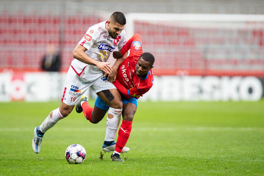 Degerfors Omar Faraj och Helsingborgs Diego Cesar De