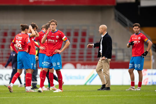 Helsingborgs Thomas Rogne deppar