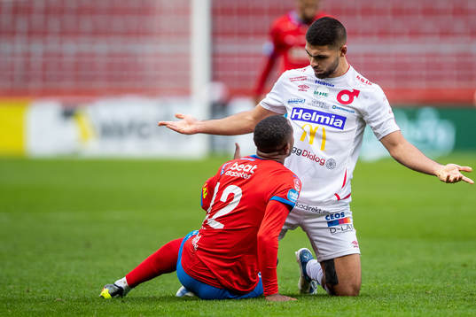 Degerfors Omar Faraj och Helsingborgs Diego Cesar De