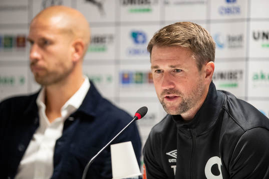 Degerfors tränare Tobias Solberg