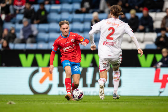 Helsingborgs Simon Bengtsson och Degerfors Gustav Granath