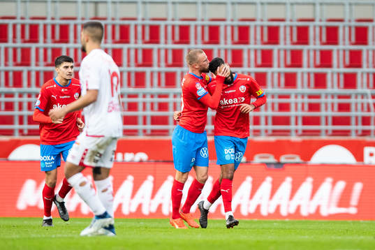 Helsingborgs Amin Al-Hamawi jublar