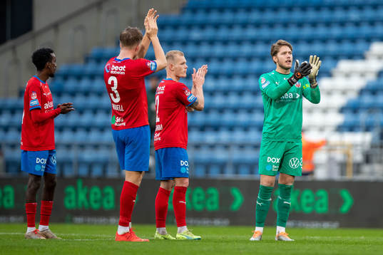 Helsingborgs Casper Widell, Philip Rejnhold och målvakt