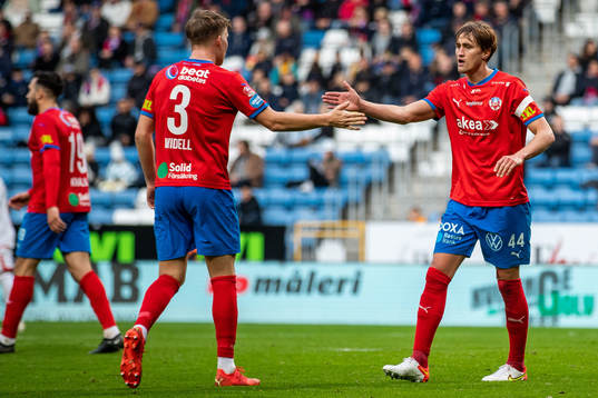 Helsingborgs Casper Widell och Thomas Rogne