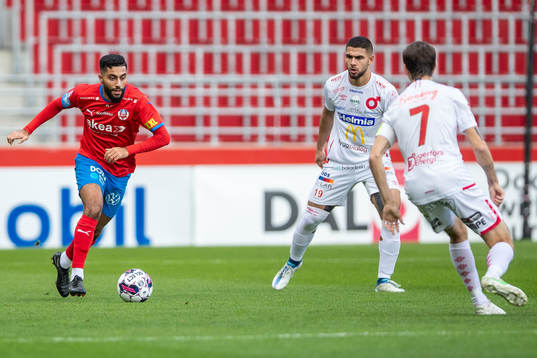 Helsingborgs Amin Al-Hamawi och Degerfors Omar Faraj