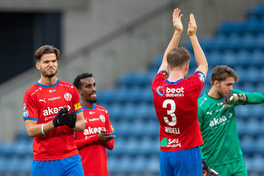Helsingborgs Wilhelm Loeper och Casper Widell deppar