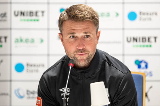 Degerfors tränare Tobias Solberg