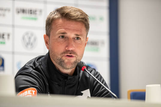 Degerfors tränare Tobias Solberg