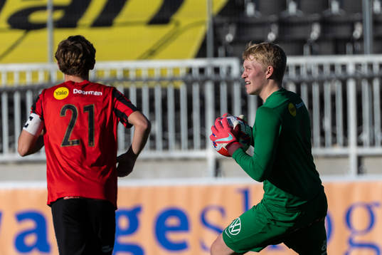 Brommapojkarnas målvakt Rasmus Jansson