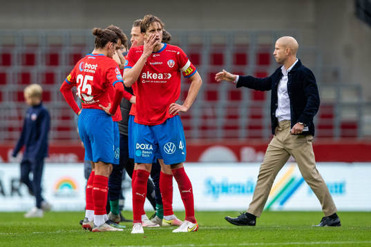 Helsingborgs Thomas Rogne deppar