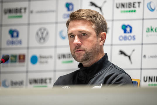 Degerfors tränare Tobias Solberg