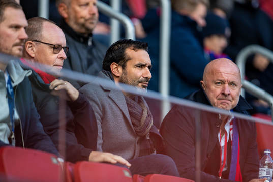 Helsingborgs ledamot Stavros Papadopoulos och ordförande