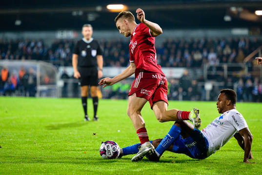 IFK Norrköpings Jacob Ortmark och Värnamos Abdussalam
