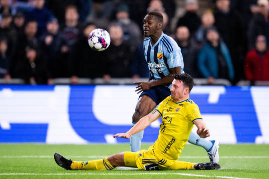 Djurgårdens Joel Asoro och GIF Sundsvalls Alexander