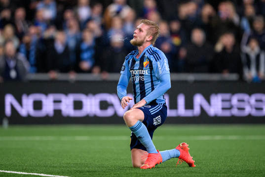 Djurgårdens Kalle Holmberg deppar