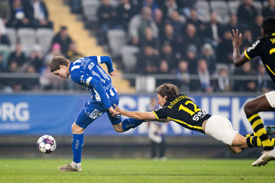 IFK Göteborgs Gustaf Norlin och AIKs Axel Björnström