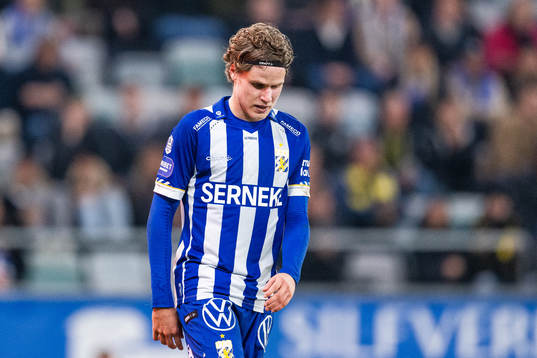 IFK Göteborgs Gustaf Norlin deppar