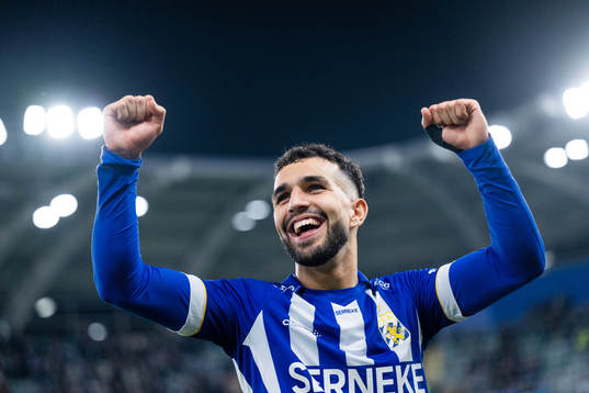 IFK Göteborgs Alai Hussain Ghasem jublar